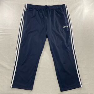 Adidas Men's Essentials 3-Stripes Regular Fit Pants Joggers Sz XXL DU0464 Navy